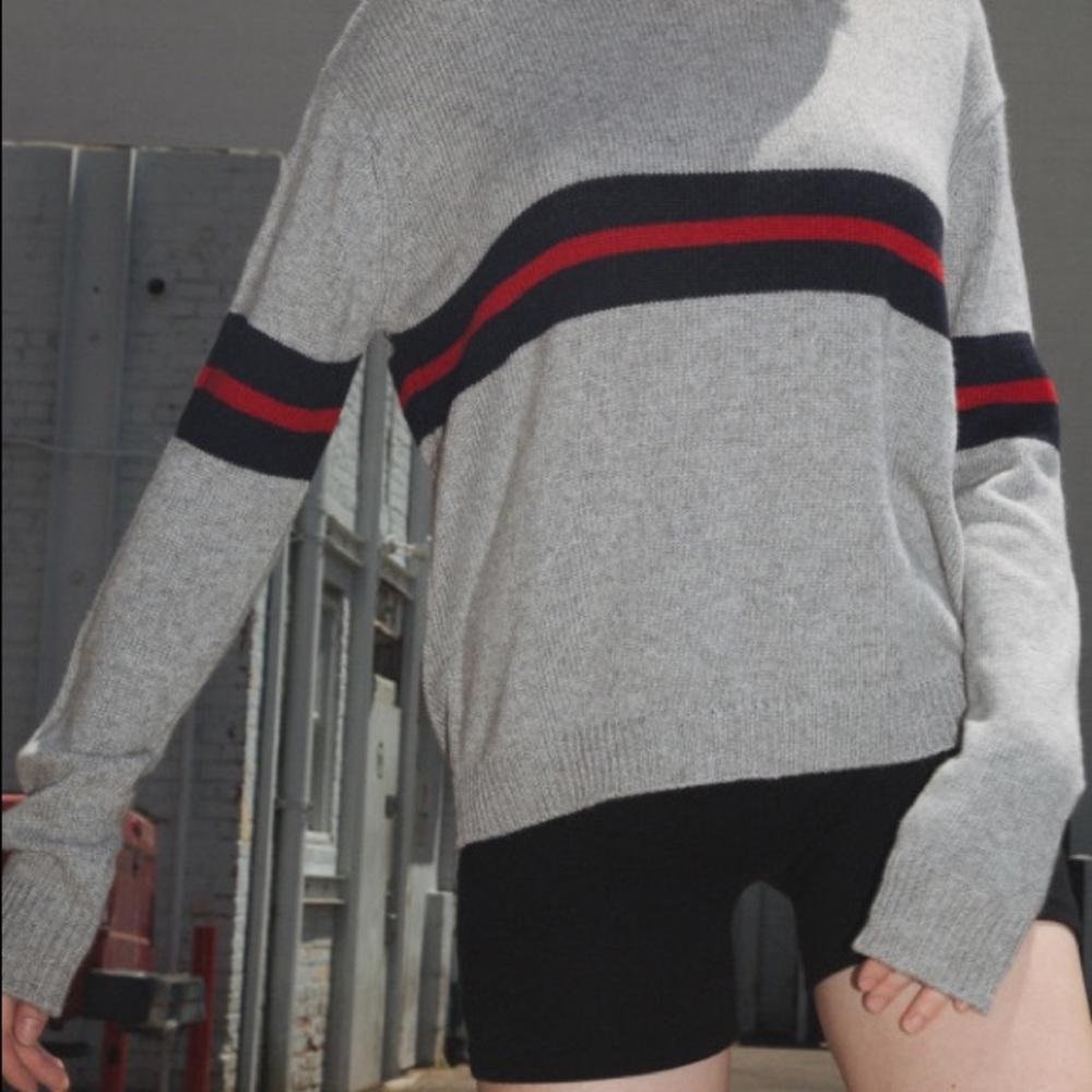 NWOT brandy Melville sweater+ brandy stickers